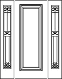 single doors with two sidelights