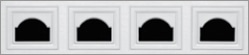 cathedrall I steel garage doors