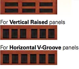 singe car garage doors