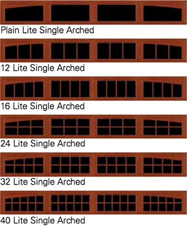 single fiberglass garage doors