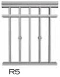 aluminum railing style 6